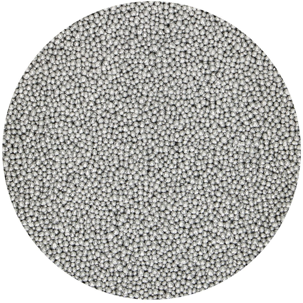 Perles fines argentées - 80g