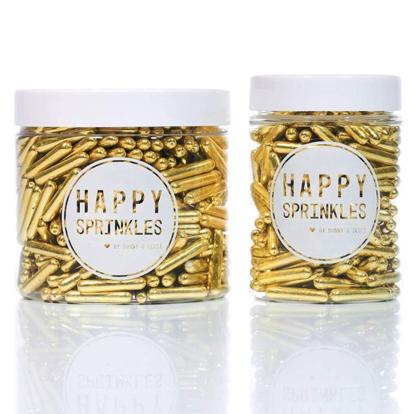 Happy Sprinkles - Gold Rods 90g