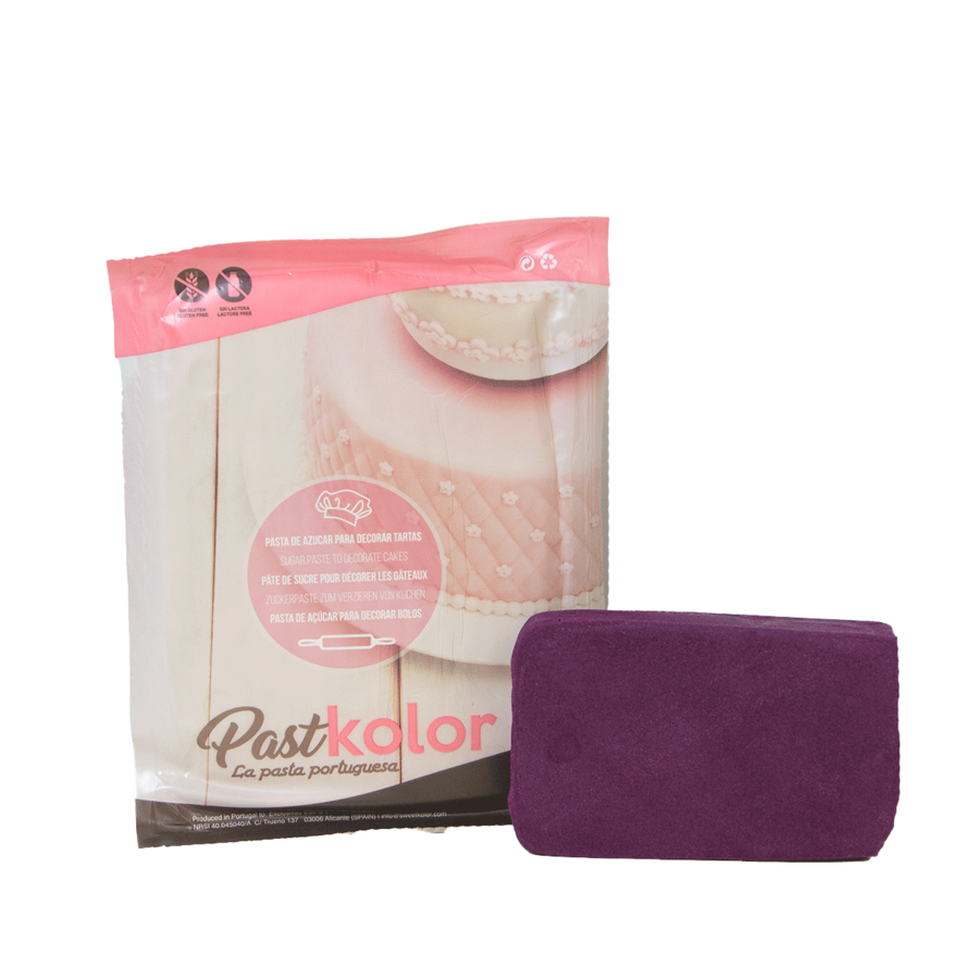 Pâte à sucre PASTKOLOR Violet - 1 KG