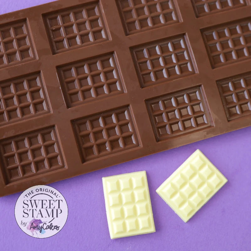 Moule à mini tablette de chocolat - Sweet Stamp