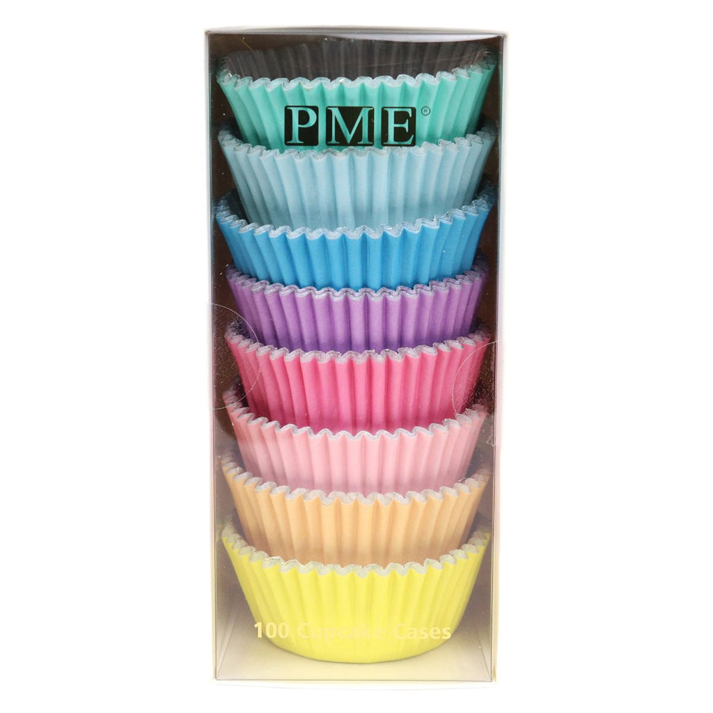 Caissettes à cupcakes pastels - 100 pcs